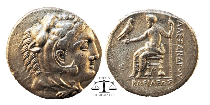 Kingdom of Macedon, Alexander III 'the Great' AR Tetradrachm. Arados, circa 324/...