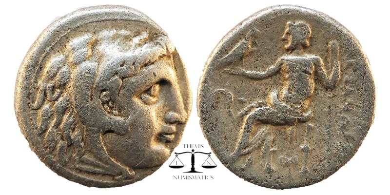 Kings of Macedon . Alexander III. "the Great" (336-323 BC). AR Drachm 
4,07 gr....