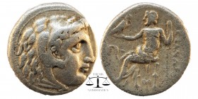 Kings of Macedon . Alexander III. "the Great" (336-323 BC). AR Drachm 
4,07 gr. 17 mm