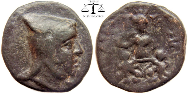 Ariarathes III Kings of Cappadocia, AE20 Tyana 230-220 BC.
Head of Ariarathes I...