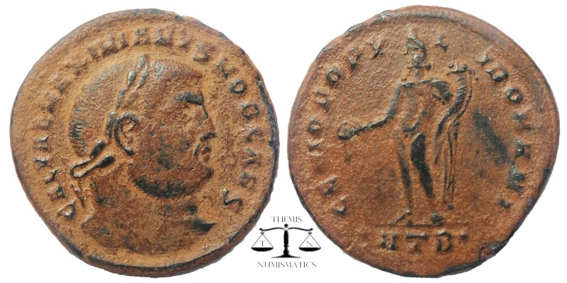 Maximianus. First reign, A.D. 286-305. AE follis.
Heraclea mint, struck A.D. 29...