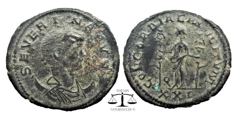 Severina AD 270-275. Siscia. Antoninian Æ
SEVERINA AVG, Draped bust of Severina...