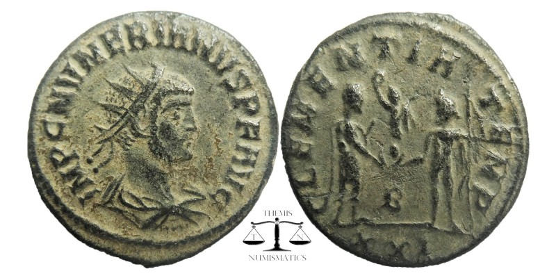 Numerian. A.D. 283-284. AE antoninianus
Antioch mint, struck A.D. 284
radiate,...