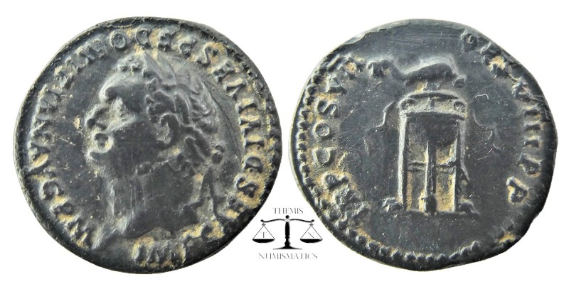 Domitian. AD 81-96. AR Denarius
Struck AD 81.
IMP CAES DIVI VESP F DO[MI]TIAN ...