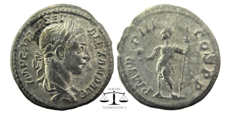 Severus Alexander. AD 222-235. AR Denarius
Laureate and draped bust right
Seve...