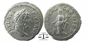 Septimius Severus (193-211 AD). AR Denarius
laureate head right.
Aequitas standing left, holding scales and cornucipiae.
RIC 500.
2,66 gr. 18 mm