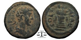 PISIDIA. Antioch. Pseudo-autonomous. Time of Marcus Aurelius (161-180). Ae.
Obv: ANTIOCH.Bareheaded and draped bust of Hermes (with features of Commod...