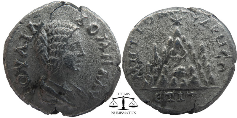 CAPPADOCIA, Caesarea. Julia Domna, wife of Septimius Severus. AR Drachm
Dated ye...