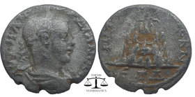 Gordian III AR Drachm of Caesarea, Cappadocia AD 238-244
Laureate head right / Mt Argaeus; date in exergue. Cf. Sydenham 601 (didrachm); SNG Copenhage...