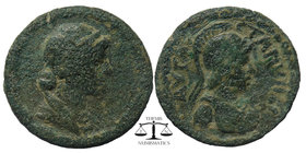 Cilicia. Augusta. Julia Augusta (Livia), Augusta, 14-29 AD. AE16 
Diademed and draped bust right
Helmeted bust of Athena right.
4,02 gr. 18 mm
