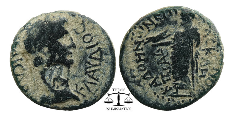 PHRYGIA. Cadi. Claudius (AD 41-54). Ae. 
Meliton, son of Asklepiados, magistrate...