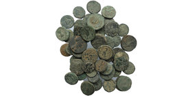 Lot of 50 Greek coins. Sold As Seen