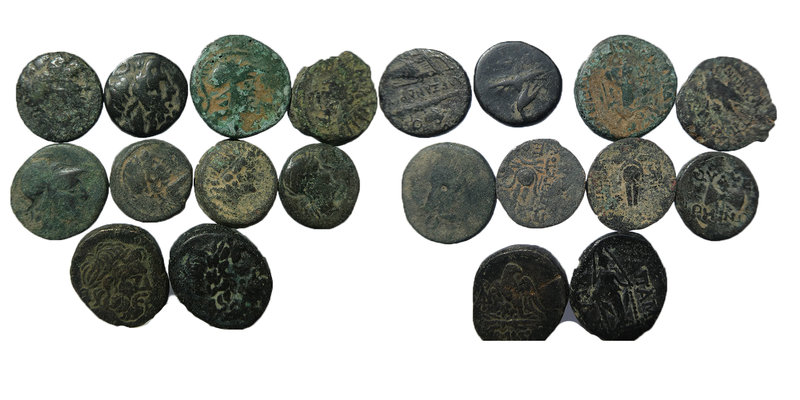 Lot Of 10 Greek Coins. Sold As Seen.