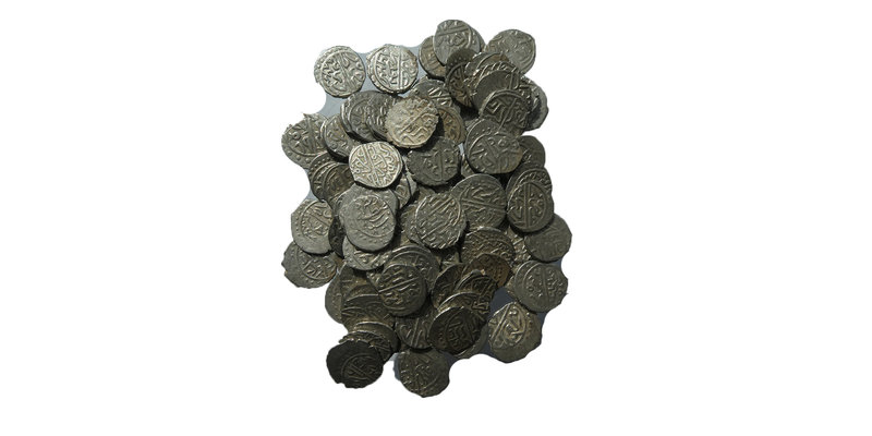 Lot Of 100 Islamic Silver Coin. Sold As Seen.