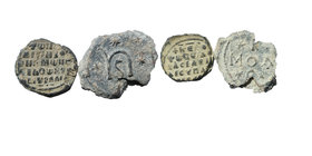 Lot Of 2 Byzantine Lead Seals. Sold As Seen.