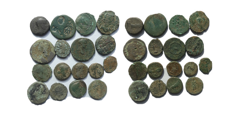 Lot Of Roman 17 Coins. Sold As Seen