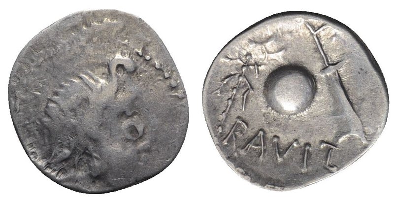 Celtic, Eastern Europe, Eravisci , late 1st century BC. AR Denarius (19mm, 3.35g...