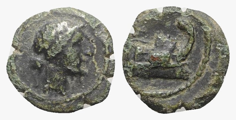 Central Italy, Uncertain local issue(?), c. 1st century BC. Æ (12.5mm, 1.76g, 9h...