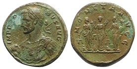 Paduan Medals, Probus (276-282). Æ "Medallion" (30mm, 25.67g, 12h). Later strike. Laureate and cuirassed bust l., wearing aegis and holding spear. R/ ...