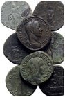 Lot of 17 Roman Imperial Æ Sestertii, to be catalog. Lot sold as is, no return