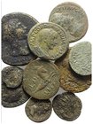Lot of 10 Roman Imperial AR and Æ coins, to be catalog. Lot sold as
is, no return