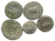 Lot of 5 Roman Imperial Æ Fractions, to be catalog. Lot sold as is, no return