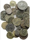 Lot of 25 Late Roman Æ coins, to be catalog. Lot sold as is, no return