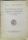BOLLETTINO DEL CIRCOLO NUMISMATICO NAPOLETANO. Anno XV, n. 2- Luglio-Dicembre 1934 XIII. Napoli, 1935.