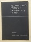 Bank Leu and Munzen und Medaillen Sammlung Walter Niggeler Schweiz Italien Teil 4. Basel 03-04 November 1967. Brossura ed. pp. 28, lotti 250, tavv. 24...