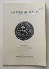 Bank Leu Auktion 7 Antike Munzen Kelten Griechen Romer Byzantiner. Zurich 09 Mai 1973. Brossura ed. pp. 48, lotti 479, tavv. XXX in b/n. Con lista pre...