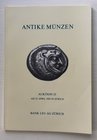 Bank Leu Auktion 25 Antike Munzen Kelten Griechen Romer. Zurich 23 April 1980. Brossura ed. pp. 76, lotti 470, tavv. 29 in b/n, & ingrandimenti in b/n...