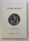 Bank Leu Auktion 30 Antike Munzen Griechen Romer. Zurich 28 April 1982. Brossura ed. pp. 75, lotti 482, tavv. 28 in b/n, 5 ingrandimenti. Con lista pr...