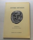 Bank Leu Auktion 48 Antike Munzen Griechen, Romer, Literatur. Zurich 10 Mai 1989. Brossura ed. pp. 102, lotti 689, tavv.27 in b/n, 12 ingrandimenti in...
