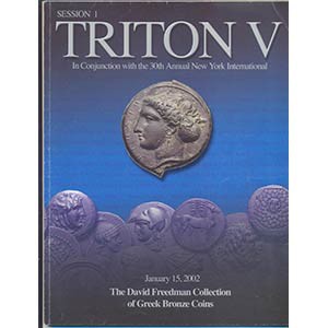 CNG – New York, 15 january 2002. Asta Triton V.  The David Freeman Collection of...