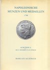 LEU BANK AG. Napoleonische munzen und medaillen. 1 partie. Zurich, 22 - Oktober - 1974. pp. 36, nn. 450, tavv. 19. ril. editoriale, buono stato, Lista...