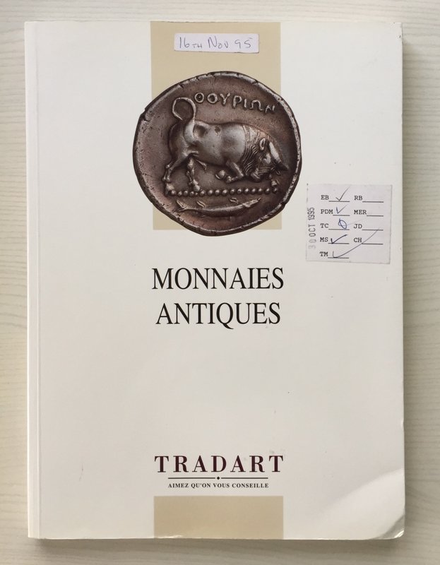 Tradart Monnaies Antiques Grecques et Romaines provenant des Collections de dive...