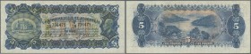 Australia: 5 Pounds 1932 KGV, Rennick 43, rare note signed Riddle-Sheehan, issued in depth of depression era and worth 3-4 weeks wages, note is presse...