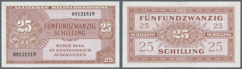 Austria: 25 Schilling 1944 P. 108, key note of this series, has been cleaned and...