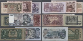 Austria: lot of 14 banknotes Austria containing 3x 20 Schilling 1928 P. 95 (1x VF, 2x F), 50 Schilling 1951 P. 130 (F-), 3x 5 Schilling 1945 P. 121 (F...