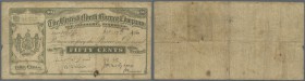 British North Borneo: 50 Cents 1900 P. 8, size 174x91mm, not as mentioned in Pick 167x50mm, date 1900 is even not mentioned in Pick. The note is used ...