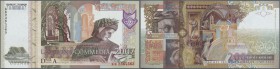 Russia: Test Note Goznak ”Dante Alighieri (1265-1321) - 700 years of the book ”The Divine Comedy””, dated 2007, intaglio printed on banknote paper wit...