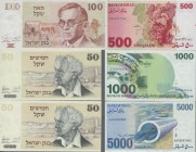 Israel: Collection of 33 notes starting with the 1948-51 issue of the Anglo-Palestine Bank and continuing right up to the 1980s issues. Many scarcer i...