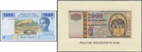 Various World Banknotes: big lot of around 6,2 kg banknotes (more than 2000 pcs) mixed from all continents in mostly UNC condition but also some used ...