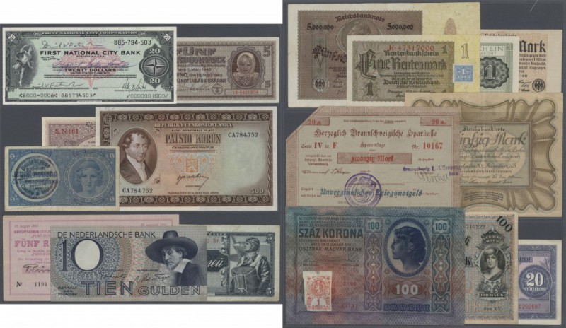 various countries: collectors book with more than 150 Banknotes, most of them fr...
