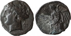 BRUTTIUM, TERINA, c. 300-275 BC. AR drachm.