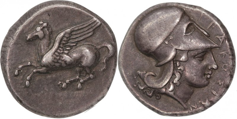 SICILY, SYRACUSE, Timoleon and the Third Democracy, c. 344-317 BC. AR stater (21...