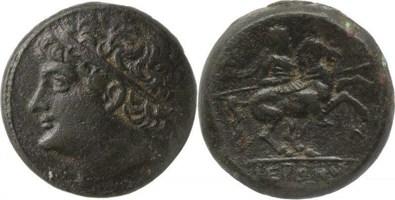 SICILY, SYRACUSE, Time of Hieron II, c. 275-215 BC. AE (27mm, 17,97g, 10h). Diad...