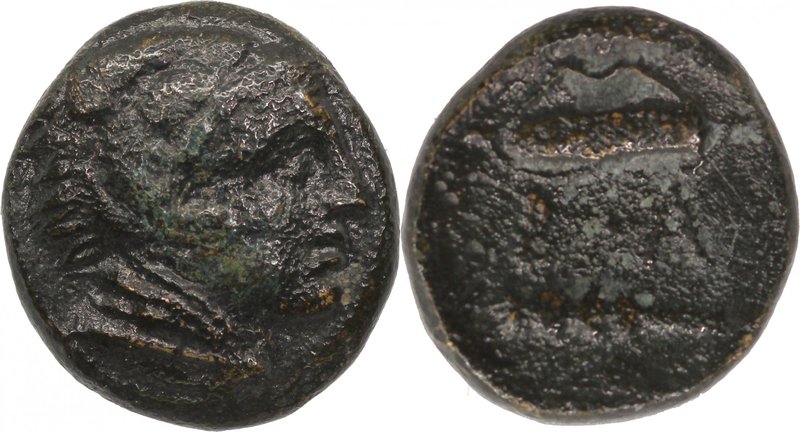 KINGS OF MACEDON, ALEXANDER III THE GREAT, c. 336-323 BC. AE (17mm, 4,45g, 2h). ...