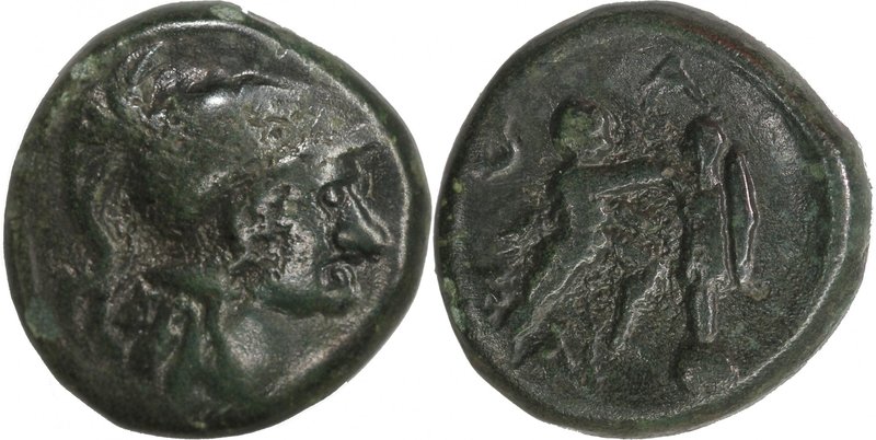 KINGS OF MACEDON, ANTIGONOS II GONATAS, c. 277-239 BC. AE (19mm, 7,27g, 9h). Hel...