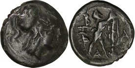 KINGS OF MACEDON, ANTIGONOS II GONATAS, c. 277-239 BC. AE 19.